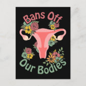 Verbod op onze lichamen briefkaart (Voorkant)