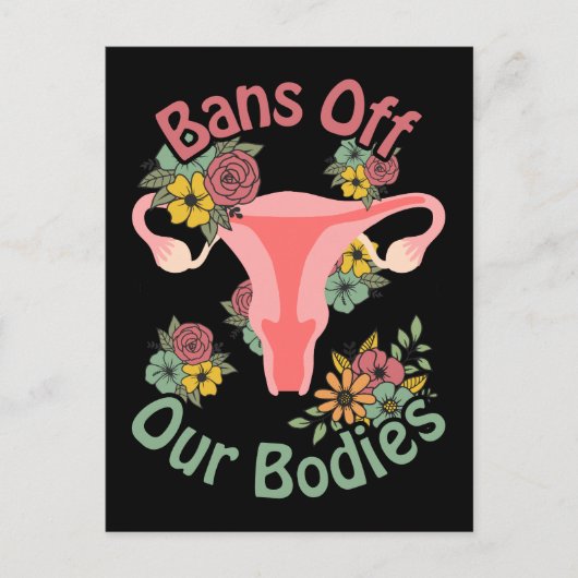 Verbod op onze lichamen briefkaart (Voorkant)