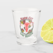 Verbod op onze lichamen shot glas (Voorkant)