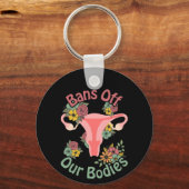 Verbod op onze lichamen sleutelhanger (Voorkant)