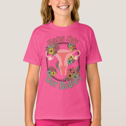 Verbod op onze lichamen t-shirt (Voorkant)