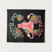 Verbod op onze lichamen wandkleed (Voorkant (horizontaal))