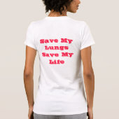 Verbod op openbaar roken t-shirt (Achterkant)