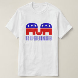 Verbod op republikeins huwelijk Funny Gay Pushback T-shirt