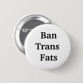 Verbod op transvetzuren - Button (Voorkant /achterkant)