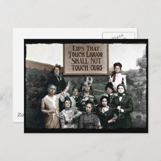 Verbod op vrouwen briefkaart (Voorkant / Achterkant)