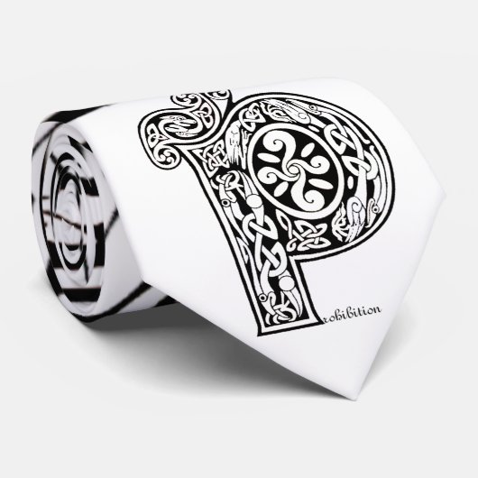 Verbod "P" Stropdas (Opgerold)