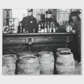 Verbod - Speakeasy Police Raid Bootlegger - M Cadeaupapier (Vlak)