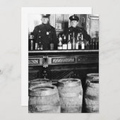 Verbod - Speakeasy Police Raid Bootlegger - M Kaart (Voorkant / Achterkant)