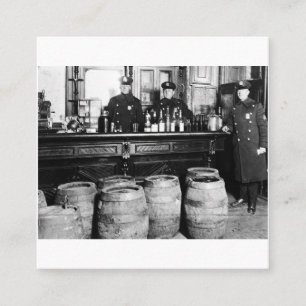 Verbod - Speakeasy Police Raid Bootlegger - M Vierkante Visitekaartje