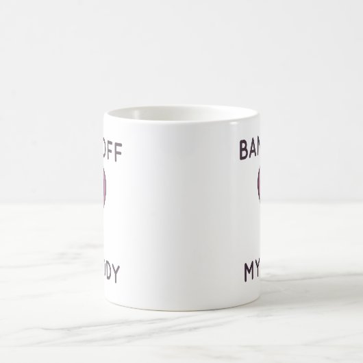 Verbod uit mijn lichaam koffiemok (Center)