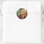 VERBOD VAN DE DREAD RONDE STICKER (Tas)