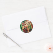 VERBOD VAN DE DREAD RONDE STICKER (Envelop)