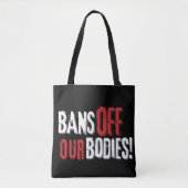 Verbod van onze instellingen Pro-Choice Tote Bag (Voorkant)