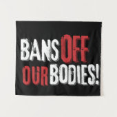 Verbod van onze instellingen Pro-Choice Wandkleed (Voorkant (horizontaal))