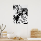 VERBOD - VETERINAIRS WIL WEER POSTER (Keuken)