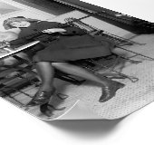 Verbod, Zwart-wit  Kunst Poster (Hoek)