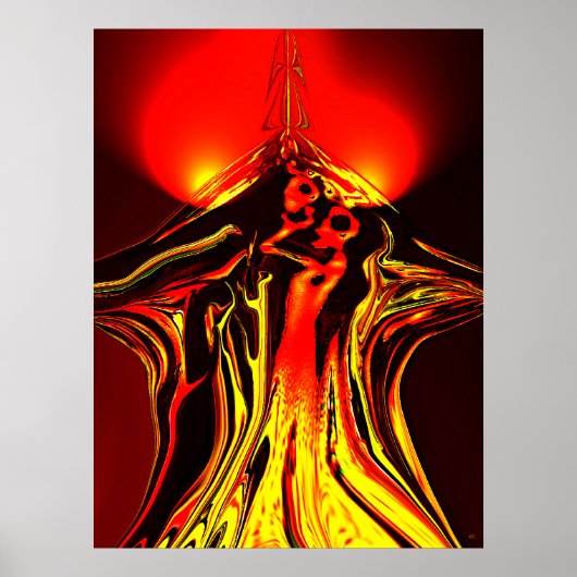 Verboden Abstract Poster van vruchten (Voorkant)