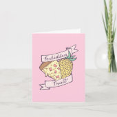  verboden ananas Pizza Valentijnse Kaart (Voorkant)