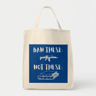 Verboden Assault Rifiles not Books Tote Bag