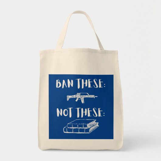 Verboden Assault Rifiles not Books Tote Bag (Voorkant)