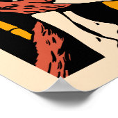 "Verboden avontuur"  Oerwoud Poster (Hoek)