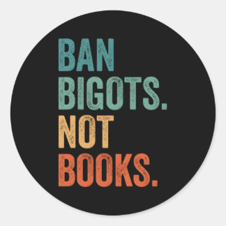 Verboden bigots boeken geen boekenboekjes met boek ronde sticker