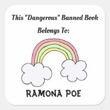 Verboden boek Rainbow Book Label