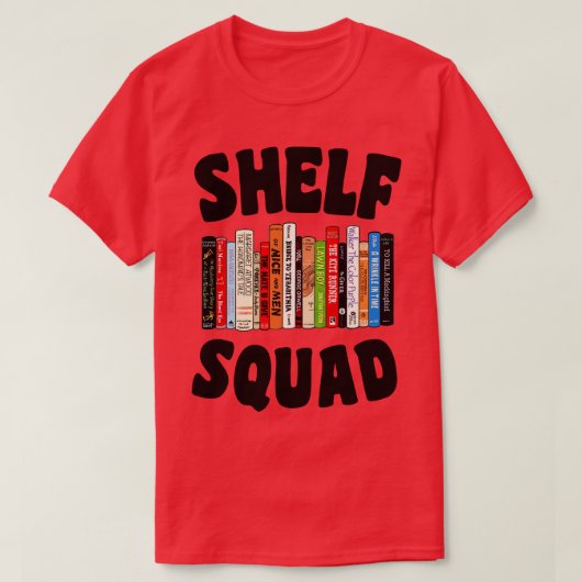verboden boeken 10 t-shirt (Design voorkant)
