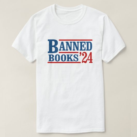 Verboden Boeken 2024 T-shirt (Design voorkant)