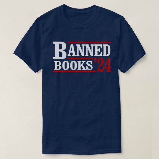 Verboden Boeken 2024 T-shirt (Design voorkant)