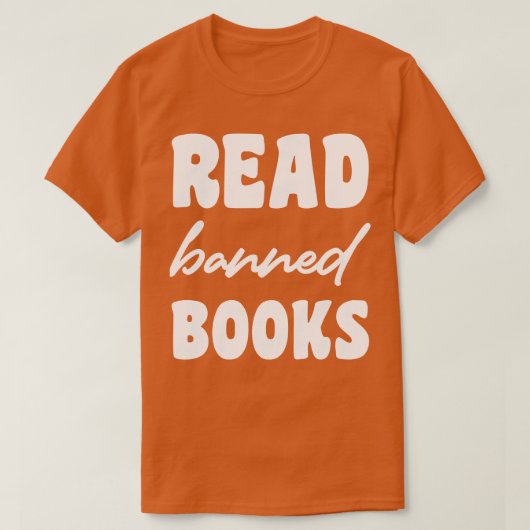 Verboden boeken 20 t-shirt (Design voorkant)