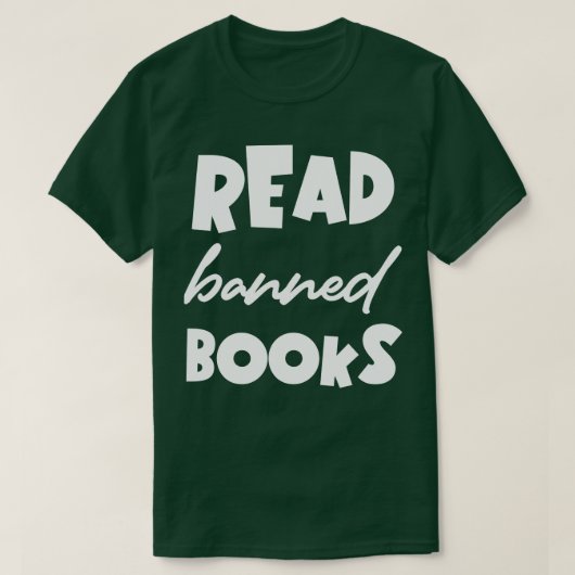 Verboden boeken 21 t-shirt (Design voorkant)