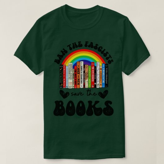 verboden boeken 30 t-shirt (Design voorkant)