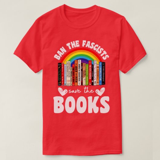 Verboden boeken 35 t-shirt (Design voorkant)