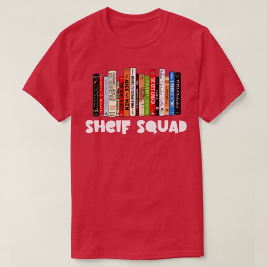 Verboden boeken 7 t-shirt (Design voorkant)