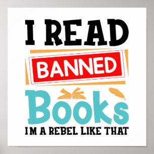 Verboden Boeken Bewustzijn Geletterdheid Rebel Poster