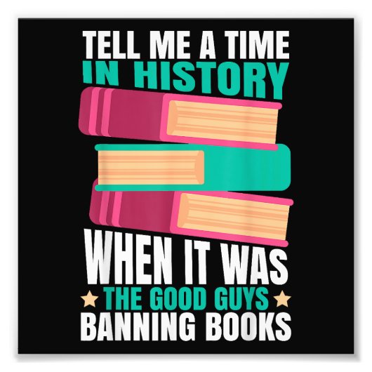Verboden Boeken citaat Foto Afdruk (Voorkant)