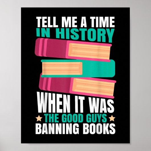 Verboden Boeken citaat Poster (Voorkant)