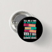 Verboden Boeken citaat Ronde Button 3,2 Cm (Voorkant /achterkant)