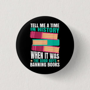 Verboden Boeken citaat Ronde Button 3,2 Cm