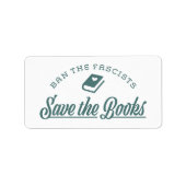 Verboden boeken etiket (Voorkant)