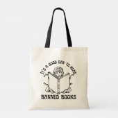 Verboden boeken Girl Book Tote Bag (Achterkant)