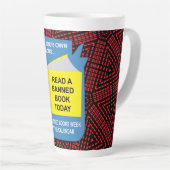 Verboden boeken latte mok (Rechterhoek)