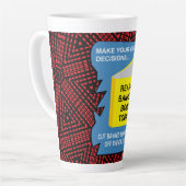 Verboden boeken latte mok (Linkerhoek)