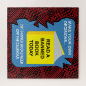 Verboden boeken legpuzzel (Horizontaal)