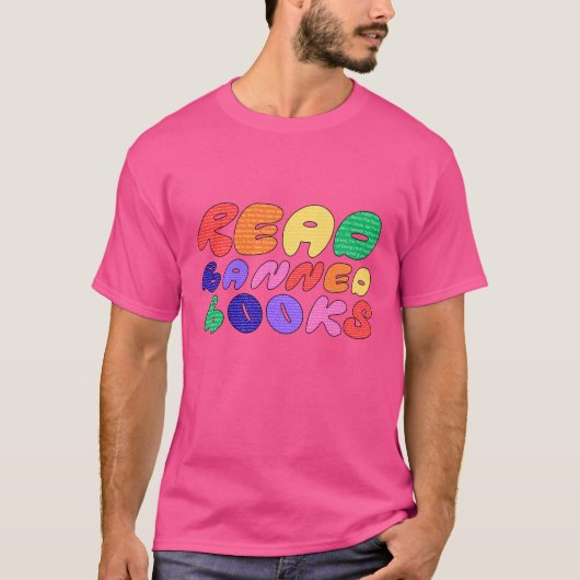 Verboden Boeken Lezen T-shirt (Voorkant)