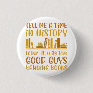 Verboden Boeken Lezer Leest Verboden Boeken Voor Ronde Button 3,2 Cm