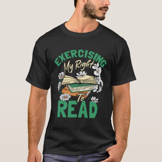 verboden boeken lezer t-shirt (Voorkant)