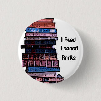 verboden boeken ronde button 3,2 cm
